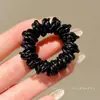 Gomas para el pelo de alambre de teléfono de color gelatina de verano para mujer, diademas de alta gama, accesorios para el pelo elásticos y duraderos