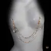 Correntes para Seios, Pinças para Mamilos, Punição de Mamilos, Correntes para o Peito, Provocação Sexy, Treinamento SM, Sedução, Vestíveis Adultos