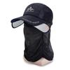 Máscara especial para pesca al aire libre, de secado rápido, antimosquitos, parasol, gorra de ocio, montañismo, pesca, sombrero grande, gorra con visera parasol.