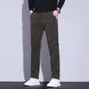 Calça Casual de Chenille Nova Primavera e Verão 2026 para Homens, Corte Reto Slim Fit, Estilo Coreano Tendência, Calça Esportiva Versátil para Homens
