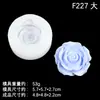 Molde de silicona de flor de gardenia y rosa para velas de yeso de aromaterapia DIY, adornos de resina y decoraciones de pastel de fondant