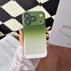 Funda Refrigerante de Malla con Color de Contraste Degradado Adecuada para iPhone 17 Promax Apple 16 Ultra-Delgada Transpirable Anticaídas 15 Funda para Teléfono Móvil