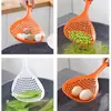 Escumadeira de Cozinha com Cabo Longo para Escumar Bolinhos e Macarrão, Escorredor Doméstico para Hot Pot, Colher Escorredora Estilo Japonês com Filtro
