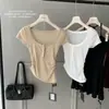 Hermoso y Atractivo Conjunto de Dos Piezas: Camisa Asimétrica de Lana Tencel con Cuello Grande y Vestido de Punto con Escote Halter 'Pure Desire' Vestido de Tirantes Negro