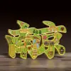 Atracciones turísticas de Nanjing auto-pintadas brillo metálico exquisito tridimensional turístico creativo en stock metal refrigerador