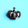Corrente de Colar Broche de Desenho Animado Coroa Âncora Dourado Prateado Pingente Acessórios para Bolsa Alfinete de Casal Original e Requintado