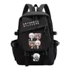 Mochila de mercancía del Dios Maligno Moran, mochila estilo anime 2D del equipo del hospital Wang Qing Han Yu para estudiantes hombres y mujeres, moderna