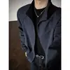 Nueva colección Primavera/Otoño 2026: marca cleanfi, chaqueta de trabajo moderna con cuello alto, corte holgado, mangas raglán, prenda exterior casual, venta al por mayor