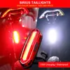 Luz trasera Sirius recargable bicicleta advertencia nocturna flash luz decorativa bicicleta de montaña flash equipo de ciclismo
