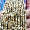 2x4mm Piedra Natural Ágata Cristal Cuentas Espaciadoras DIY Joyería Semi-Terminada Cuentas Sueltas Accesorios Listos para la Venta
