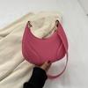 Bolso de Piel Suave para Mujer Otoño 2025 Nuevo Bolso de Axila Diseño de Nicho de Moda Bolso de Béisbol Color Caramelo Bolso de Hombro Portátil