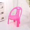 Taburete de plástico engrosado silla de mesa para el hogar silla de comedor de plástico pp con reposabrazos y respaldo puesto grande mesa y silla taburete de plástico adulto