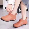 Botas de lluvia de estilo pastoral para mujer, cómodas y modernas, antideslizantes, de caña alta, minimalistas, para uso en exteriores, zapatos de lluvia de caña baja, suela gruesa