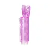 Clip de Raíz de Pelo Esponjoso Dorado Galvanizado de Venta Caliente con Clip Transparente para Fijar Flequillo y Artefacto Rizador para la Parte Superior del Cráneo