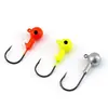 Anzol com Cabeça de Chumbo 2,4G/3,5G/5G/7G/10G/14G Cor Primária Vermelho e Amarelo Isca Artificial Anzol Isca Anzol Minhoca Macia Anzol de Pesca