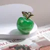 Colar Pingente Fruta Maçã Glitter Resina Banhado a Cor com Furo para Pendurar Acessórios para Pendurar em Bolsa de Celular Joias DIY