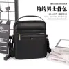 Mochila Popular Masculina Transfronteiriça, Bolsa de Couro de Alta Qualidade Leve para Negócios com Grande Capacidade e Múltiplos Bolsos, Bolsa de Ombro Masculina que Pode Ser Carregada na Mão