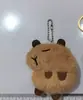 Celebridade da internet fofa capivara capivara pingente pelúcia brinquedo boneca bolsa pingente chaveiro Boneca Boneca