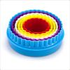 Suministro directo de fábrica multiusos multiestilo horneado galleta impresión plástico grado alimenticio color mixto multicolor galletas molde para galletas