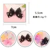 Accesorios para Tocados de Malla con Perlas Coreanas y Lazo Pequeño Paquete de Materiales DIY Semicabados Ropa Zapatos Calcetines Sombrero Accesorios