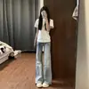 Jeans Acampanados Vintage para Mujer, Otoño e Invierno, Forro Polar, Tallas Grandes, Cuerpo en Forma de Pera, Adelgazantes, Pantalones Bootcut Elásticos