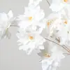 Flores artificiais para casamento: dália de 3 cabeças, arranjo para corredor de salão de casamento, decoração de parede de flores de fundo, vitrine, paisagismo externo