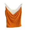 Design Estilo Hot Girl, Camisola Falsa de Duas Peças com Strass e Bojo, Caimento Justo, Valoriza a Silhueta, Novo Estilo de Verão, Peça de Sobrepor, Costas Bonitas