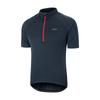 Roupa de Ciclismo Camisa de Manga Curta Masculina Bicicleta Mountain Bike Casual Secagem Rápida Respirável Esportes Verão Gola Redonda Meio Zíper