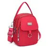 Bolsas Femininas Atacado, Bolsa para Celular em Tecido Oxford Repelente à Água, Bolsa de Ombro Transversal Feminina com Múltiplas Camadas, Bolsa de Mão Simples Portátil