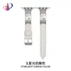 Correa de Metal y Cuero de Mezclilla Estilo Maullido Adecuada para Apple Watch Iwatch11 Generación 10/987Ultra/Se