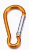 Tipo Hulu nº 5 gancho de mola de segurança para exterior mosquetão de escalada fivela para pendurar mochila fivela de lâmpada LED fivela de liga de alumínio para montanhismo