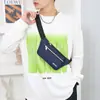 Nova bolsa de cintura à prova d'água, masculina e feminina, multifuncional, grande capacidade, bolsa de peito, trabalho, casual, esportiva, resistente ao desgaste, caixa registradora, carteira para celular
