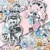 216 piezas de pegatinas lindas de loli de chica de anime OC de alta apariencia, material exquisito estilo ins para decoración de cuadernos y agendas