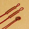 Anillo de Tirar Plano Nudo Plano Hilo de Oro Tejido a Mano Anillo de Tirar Falso Accesorios para Joyería DIY Anillo de Tirar para Collar Pulsera Lanyard Cuerda Venta al por Mayor