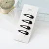 Nuevo procesamiento de pintura electroforética clip negro para el pelo clip BB clip para el pelo clip para flequillo accesorios para el pelo simples y modernos al por mayor