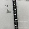 Nuevo en stock + cinta de cuentas hecha a mano con encaje de perlas y diamantes, cinta para ropa, zapatos, sombreros y bolsos