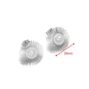 Pendientes de Acero Inoxidable con Textura de Piedra Preciosa Transfronterizos Pendientes Retro de Perlas Pendientes Europeos y Americanos DIY Joyería de Temperamento Venta al por Mayor