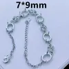Plata S925 Soporte Vacío Pulsera de Cobre Blanco Puro Soporte Vacío Chapado en Platino Procesamiento de Incrustación de Piedras Preciosas Fábrica DIY Leidezhu