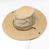 Chapéu de Palha Masculino de Verão para Pesca ao Ar Livre Aba Reta Sombreamento Protetor Solar Praia Litoral Chapéu Cowboy Ocidental Chapéu de Sol