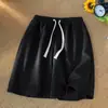 Shorts Masculino 2025 Verão Novo Estilo Esportivo Casual Shorts Corte Solto Tamanho Grande Unissex Shorts Waffle