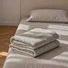Sábana de una sola pieza nueva, no de algodón puro, 100% algodón, adecuada para dormir desnudo, popular en residencias estudiantiles, funda de edredón individual, adecuada para todas las estaciones
