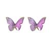 Colgante de resina transparente con purpurina de mariposa súper hada, para hacer tú mismo, pendientes, pulseras y collares, accesorios de material