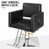 Silla de Barbero de Lujo Ligero Chapada en Oro, Silla de Peluquería de Metal, Silla de Peluquería de Gama Alta, Silla de Salón de Exportación, Silla de Aseo Moderna