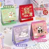 Calendário de Mesa com Índice de Desenho Animado Novo 2027 Fofo Ornamento de Mesa para Estudante Calendário Pequeno Calendário Mensal Calendário Anual