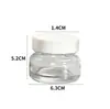 Conjunto de Frascos de Vidro Cosmético 30g 50g Pote para Creme Facial 50ml Frasco Dispenser com Bomba de Pressão Frasco Transparente