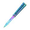 Fábrica atacado lâmina fechada mão treinamento borboleta swing faca CSgo jogo brinquedo faca faca ornamental borboleta pente