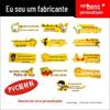 Adesivos Refletivos Personalizados para Carro em PVC, Adesivos Refletivos Escovados Engraçados Personalizados, À Prova d'Água e Resistentes ao Sol, Feitos Sob Medida de Acordo com o Seu Design