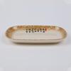 Plato de melamina plato de plástico plato rectangular serie olla caliente vajilla tipo porcelana color plato de polvo de salchicha plato de bocadillo auspicioso