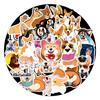 800 Corgi Pastor Alemán Shar-Pei Teckel Husky Varias Calcomanías de Dibujos Animados Calcomanías para Niños Venta al por Mayor