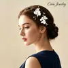 Accesorios para el Cabello Estilo Antiguo Hanfu, Peine de Cerámica Tejido a Mano, Peine para el Cabello para Mujer para Cabello Suelto, Peine para Recogido Xiuhe, Adorno para la Cabeza de Novia